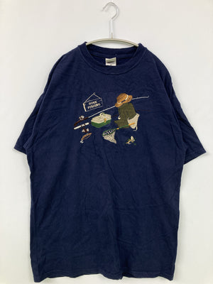 BASICSS/Tシャツ/カットソー/トップス/ネイビー/XL