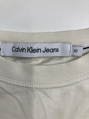 Calvin Klein Jeans/カルバンクラインジーンズ/Tシャツ/カットソー/トップス/ホワイト/XS