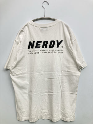 NERDY/ノルディ/Tシャツ/カットソー/トップス/ホワイト/S