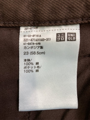 UNIQLO/ユニクロ/その他パンツ/パンツ/ブラウン/23