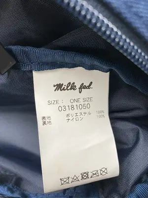 MILK FED./ミルクフェド/ボディバッグ/ウエストポーチ/バッグ/ネイビー/ONE SIZE