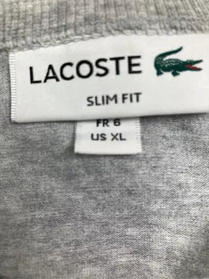 LACOSTE/ラコステ/Tシャツ/カットソー/トップス/グレー/US XL
