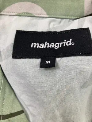 mahagrid/マハグリッド/シャツ/ブラウス/トップス/ライトグリーン/M