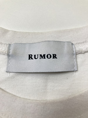 RUMOR/ルーマー/Tシャツ/カットソー/トップス/ホワイト