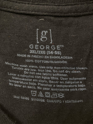 GEORGE/ジョージ/Tシャツ/カットソー/トップス/ブラック/3XL