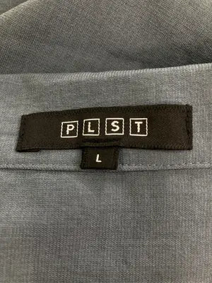 PLST/プラステ/シャツ/ブラウス/トップス/ブルー/L