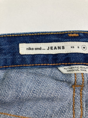 NIKO AND...JEANS/ニコアンドジーンズ/デニムパンツ/パンツ/ブルー/M