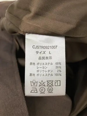 Alcindor Materials/その他アウター/ジャケット/アウター/ブラウン/L