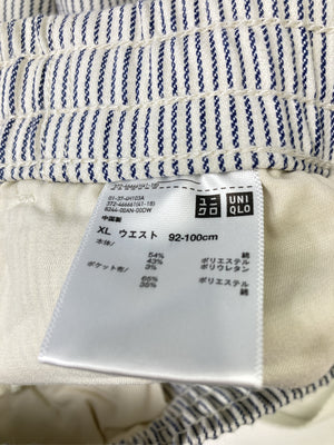 UNIQLO/ユニクロ/スラックス/パンツ/ホワイト/XL ウエスト92-100cm