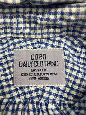 coen/コーエン/シャツ/ブラウス/トップス/ブルー/M