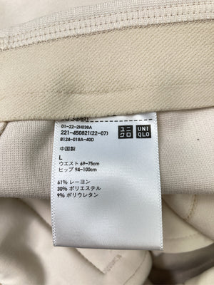UNIQLO/ユニクロ/その他パンツ/パンツ/アイボリー/L
