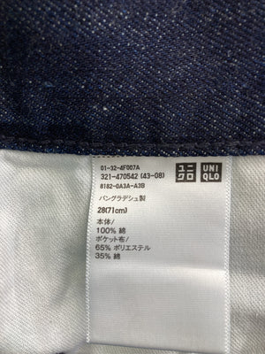 UNIQLO/ユニクロ/デニムパンツ/パンツ/ネイビー/28