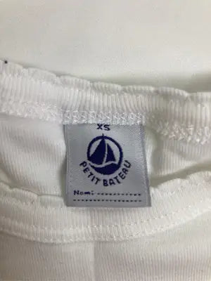 PETIT BATEAU/プチバトー/Tシャツ/カットソー/トップス/ホワイト/XS