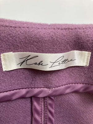 Kobe lettuce/コウベレタス/ノーカラーコート/ジャケット/アウター/ピンク