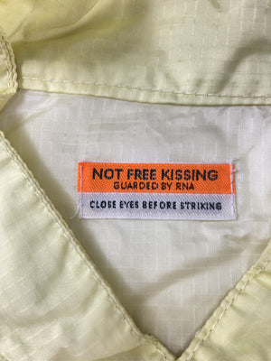 NOT FREE KISSING/ナイロンジャケット/ジャケット/アウター/イエロー/M