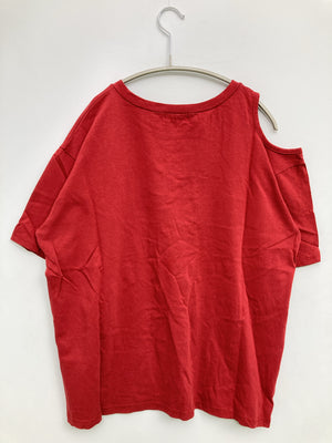 Evris/エヴリス/Tシャツ/カットソー/トップス/レッド/F