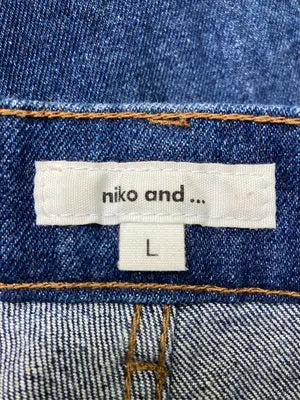 niko and .../ニコアンド/デニムパンツ/パンツ/ネイビー/L