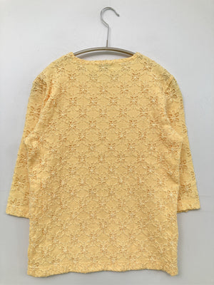 Tシャツ/カットソー/トップス/イエロー