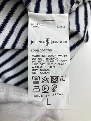 JOURNAL STANDARD/ジャーナルスタンダード/Tシャツ/カットソー/トップス/ホワイト/L