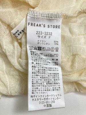 FREAK'S STORE/フリークスストア/その他トップス/トップス/アイボリー/F