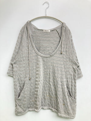 Tシャツ/カットソー/トップス/グレー