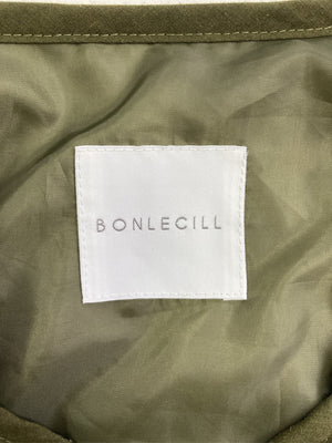 BONLECILL/ボンルシール/ノーカラーコート/ジャケット/アウター/ライトグリーン/F