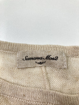 Samansa Mos2/サマンサモスモス/Tシャツ/カットソー/トップス/ベージュ/F