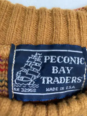 PECONIC BAY TRADERS/ニット/セーター/トップス/ブラウン