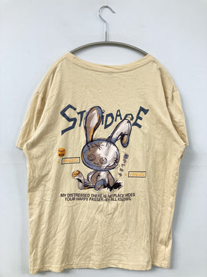 Tシャツ/カットソー/トップス/ベージュ/L