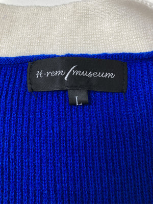 H-rem/museum/カーディガン/ボレロ/トップス/ブルー/L