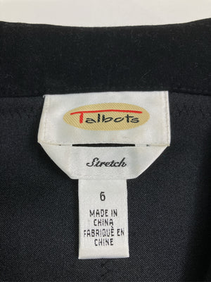 TALBOTS/タルボッツ/シャツ/ブラウス/トップス/ブラック/6