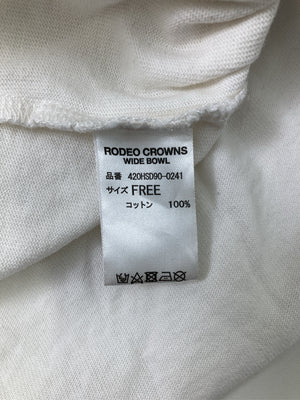 RODEO CROWNS/ロデオクラウンズ/Tシャツ/カットソー/トップス/ホワイト/FREE