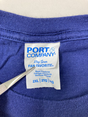 PORT&COMPANY/ポートアンドカンパニー/Tシャツ/カットソー/トップス/ブルー/2XL