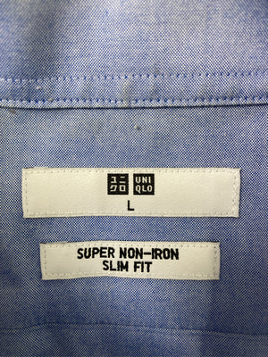 UNIQLO/ユニクロ/シャツ/ブラウス/トップス/スカイブルー/L