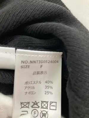 Tシャツ/カットソー/トップス/ブラック/F