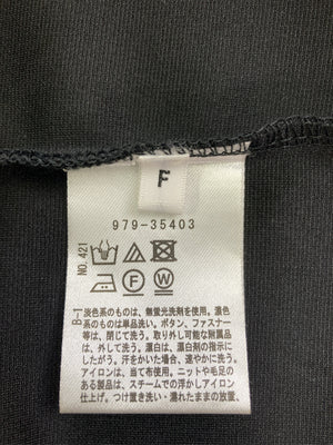 takeo kikuchi/タケオキクチ/Tシャツ/カットソー/トップス/ブラック/F