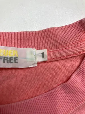 EUEREUER/Tシャツ/カットソー/トップス/ピンク/1