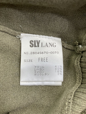sly/スライ/カーディガン/ボレロ/トップス/カーキ/FREE