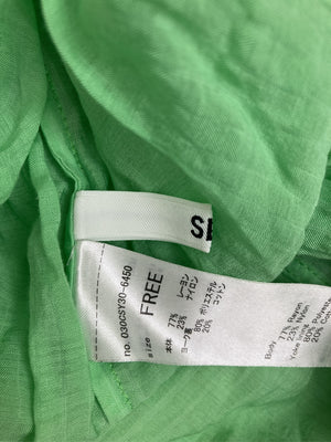 SLY/スライ/シャツ/ブラウス/トップス/グリーン/FREE
