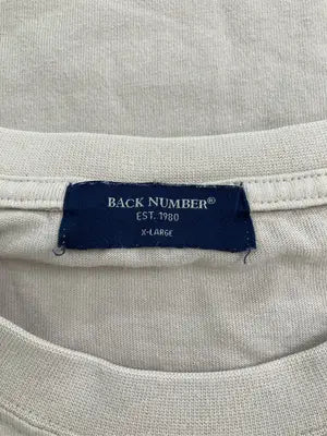 BACK NUMBER/バックナンバー/Tシャツ/カットソー/トップス/ベージュ/XL