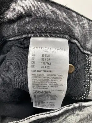 AMERICAN EAGLE/アメリカンイーグル/デニムパンツ/パンツ/グレー/30x32