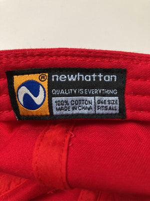 NEWHATTAN/ニューハッタン/キャップ/帽子/レッド/ONE SIZE FITS ALL