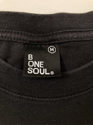 B ONE SOUL/ビーワンソウル/Tシャツ/カットソー/トップス/ブラック/M