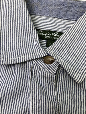 Eddie Bauer/エディーバウアー/シャツワンピース/ワンピース/ドレス/ネイビー/PS