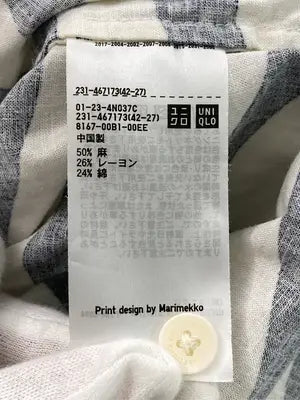 marimekko/マリメッコ/シャツ/ブラウス/トップス/ネイビー/XL