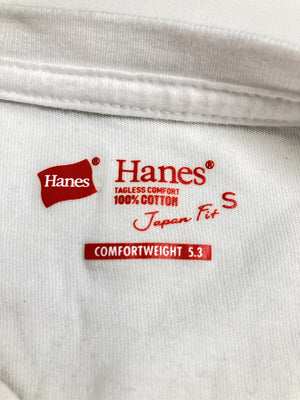 Hanes/ヘインズ/Tシャツ/カットソー/トップス/ホワイト/S