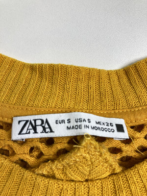 ZARA/ザラ/ノースリーブ/トップス/オレンジ/S