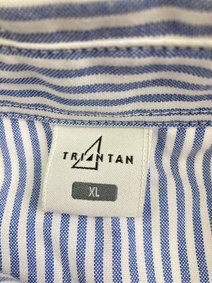 TRIANTAN/ビジネスシャツ/トップス/スカイブルー/XL