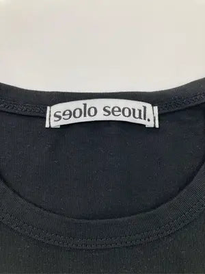 seolo seoul./Tシャツ/カットソー/トップス/ブラック
