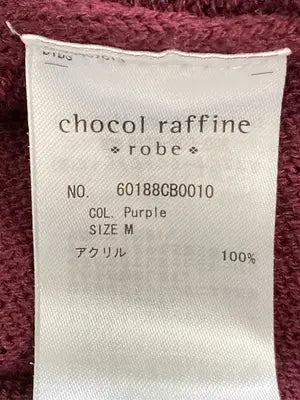 chocol raffine/ショコラフィネ/ニット/セーター/トップス/レッド/M